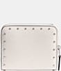 COACH Bifold With Rivets Wallet, Color:Chalk - Image 2