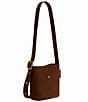 COACH Bleecker 21 Suede Bucket Bag, Color:Warm Brown - Image 4