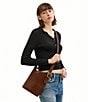 COACH Bleecker 21 Suede Bucket Bag, Color:Warm Brown - Image 8