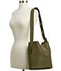 COACH Bleeker Leather Bucket Bag, Color:Olive - Image 5