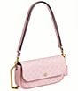 COACH Boxed Brook Signature Canvas Flap Charm Chain Shoulder Bag - Image 4