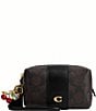 COACH Boxed Essential Signature Canvas Mini Cosmetic Cherry Charm Pouch - Image 1