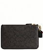 COACH Boxed Essential Signature Canvas Small Cherry Charm Wristlet - Image 2