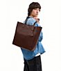COACH Broadway Utility Tote Bag, Color:Maple - Image 6