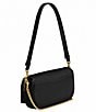 COACH Brook Flap Chain Bag, Color:Black - Image 2