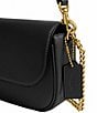 COACH Brook Flap Chain Bag, Color:Black - Image 4