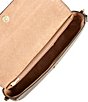 COACH Brook Signature Canvas Flap Chain Shoulder Bag, Color:Maple - Image 3