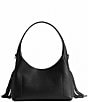 COACH Brooklyn 23 Fringe Shoulder Bag, Color:Black - Image 2