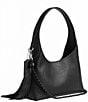 COACH Brooklyn 23 Fringe Shoulder Bag, Color:Black - Image 3