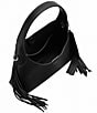 COACH Brooklyn 23 Fringe Shoulder Bag, Color:Black - Image 4
