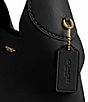 COACH Brooklyn 28 Shoulder Hobo Bag, Color:Black - Image 4