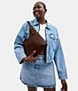 COACH Brooklyn 28 Slouchy Shoulder Bag, Color:Maple - Image 6