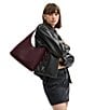 COACH Brooklyn 28 Slouchy Shoulder Bag, Color:Merlot - Image 8