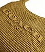 COACH Brooklyn 28 Straw Shoulder Bag - Image 4
