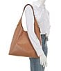 COACH Brooklyn 39 Leather Hobo Shoulder Bag, Color:Honey Brown - Image 4