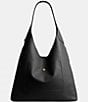 COACH Brooklyn 39 Leather Hobo Shoulder Bag, Color:Black - Image 2