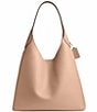 COACH Brooklyn 39 Leather Hobo Tote Bag, Color:Cream - Image 1