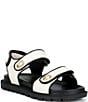 COACH Brynn Canvas Banded Sandals - Image 1