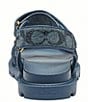 COACH Brynn Crystal Signature Denim Sandals - Image 3