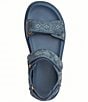 COACH Brynn Crystal Signature Denim Sandals - Image 4