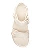 Color:Chalk - Image 5 - Brynn Leather Banded Lug Sole Sandals