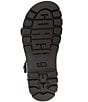 Color:Black - Image 6 - Brynn Leather Banded Lug Sole Sandals