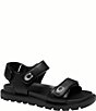 COACH Brynn Leather Hook-and-Loop EVA Sandals - Image 1