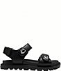 COACH Brynn Leather Hook-and-Loop EVA Sandals - Image 2