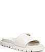 COACH Brynn Leather Slide Sandals - Image 1