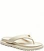 COACH Brynn Leather Thong Sandals - Image 1