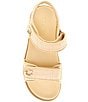 Color:Natural - Image 5 - Brynn Raffia Banded Chunky Sandals