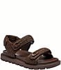 COACH Brynn Woven Raffia Sandals - Image 1