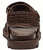 COACH Brynn Woven Raffia Sandals - Image 3