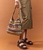 COACH Brynn Woven Raffia Sandals - Image 5