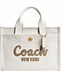 COACH Bubble Cargo Tote Bag, Color:Chalk - Image 1