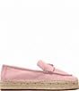 Color:Soft Pink - Image 2 - Camilla Suede Espadrille Slip-On Flats