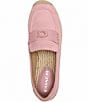 Color:Soft Pink - Image 4 - Camilla Suede Espadrille Slip-On Flats