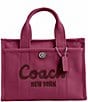 COACH Small Cargo 26 Canvas Tote Bag, Color:Pink - Image 1