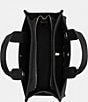 COACH Small Cargo 26 Canvas Tote Bag, Color:Black - Image 3