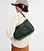 Color:Amazon Green - Image 5 - Cary Pebble Leather Crossbody Bag