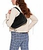 Color:Black - Image 6 - Cary Pebble Leather Crossbody Shoulder Bag