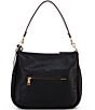 Color:Black - Image 2 - Cary Pebbled Leather Shoulder Bag