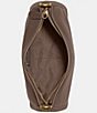 COACH Cary Pebbled Leather Shoulder Bag, Color:Dark Stone - Image 3