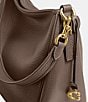 COACH Cary Pebbled Leather Shoulder Bag, Color:Dark Stone - Image 4