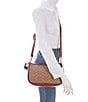 COACH Cary Signature Logo Canvas Crossbody Bag, Color:Tan Rust - Image 4