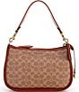 COACH Cary Signature Logo Canvas Crossbody Bag, Color:Tan Rust - Image 1