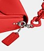 Color:Sport Red - Image 5 - Cassie Heart Strap Crossbody Bag