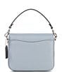 Color:Grey Blue - Image 2 - Cassie Pebble Leather Silver Tone Crossbody Bag