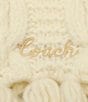 COACH Chain Cable Knit Fringe Oblong Scarf - Image 4