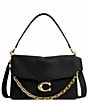 COACH Chain Tabby 35 Shoulder Bag, Color:Black - Image 1